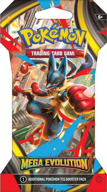Mega Evolutions Sleeved Booster Pack - English