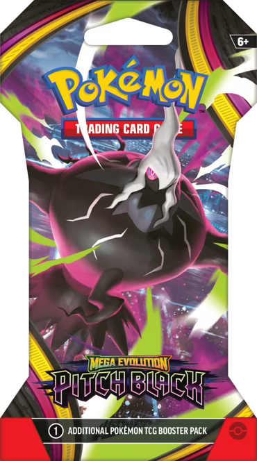 Pitch Black Sleeved Booster Pack - English